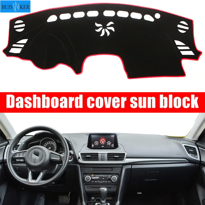 Car Dashboard Cover Mat Pad Dash Sun Shade Instrument Protector Carpet Accessories For Mazda 3 M3 Axela 2014 2015 2016 2017 2018
Car Dashboard Cover Mat Pad Dash Sun Shade Instrument Protector Carpet Accessories For Mazda 3 M3 Axela 2014 2015 2016 2017 2018