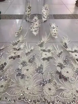 Exquisite Embroidered Sequins French Mesh African Lace Tulle Sequins Embroidered Nigerian Lace For Evening Dresses Skirts 5Y 
Exquisite Embroidered Sequins French Mesh African Lace Tulle Sequins Embroidered Nigerian Lace For Evening Dresses Skirts 5Y