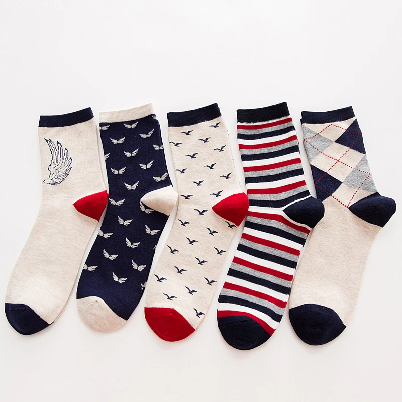 LJIQQ 5 pairs new fashion Korean style causal men's socks aerial bird stripe breathable cotton socks all seasons harajuku socks
LJIQQ 5 pairs new fashion Korean style causal men's socks aerial bird stripe breathable cotton socks all seasons harajuku socks