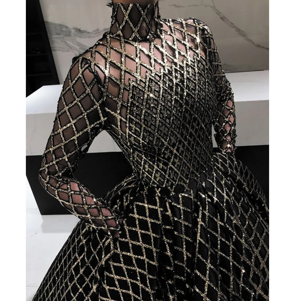 SuperKimJo Robe De Soiree 2020 Black Sparkly Prom Dresses Ball Gown Vintage High Neck Luxury Prom Gown 2021 Vestido de Fiesta
SuperKimJo Robe De Soiree 2020 Black Sparkly Prom Dresses Ball Gown Vintage High Neck Luxury Prom Gown 2021 Vestido de Fiesta