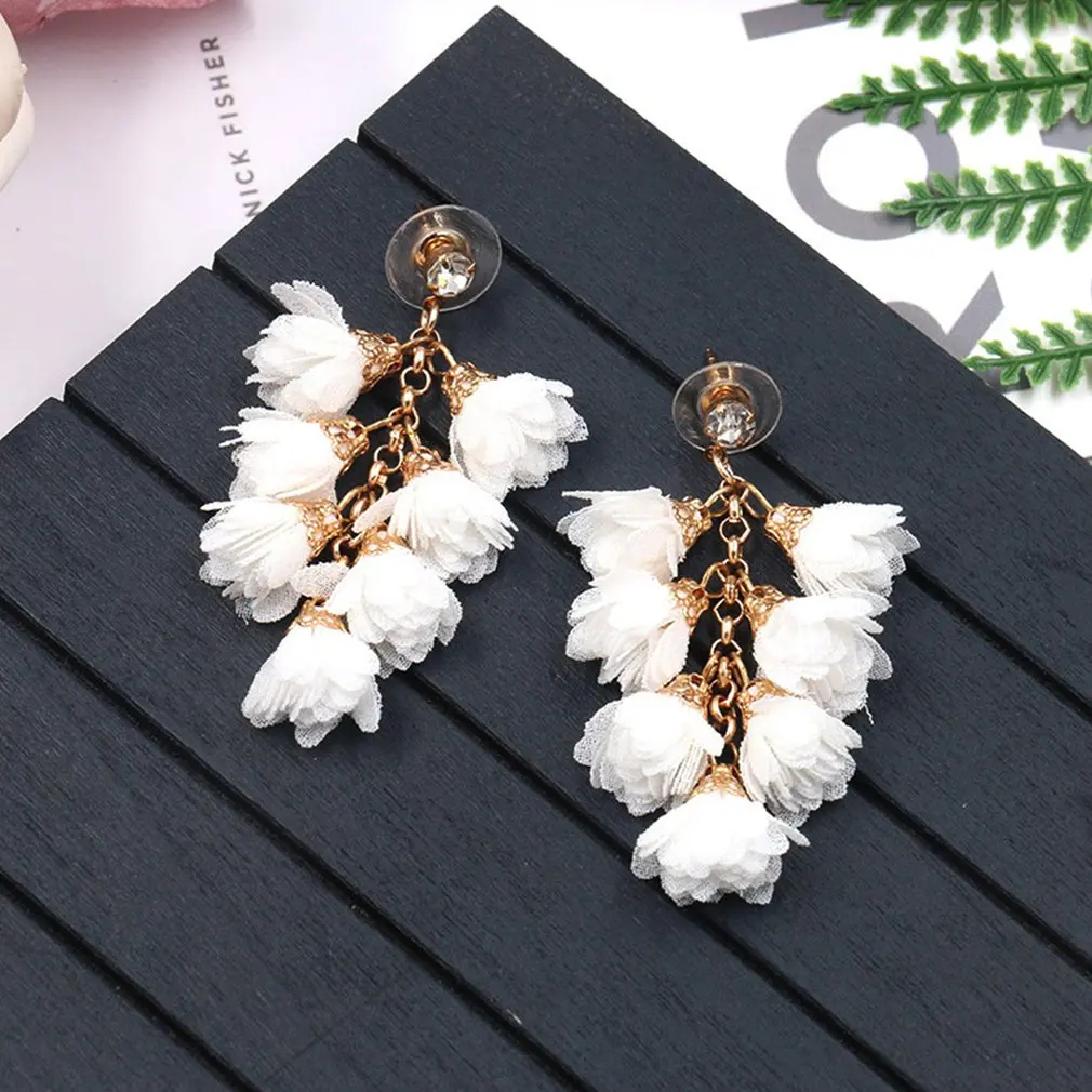 

New Bohemia Ear Ring Ear Decor Exquisite Fashionabl Earring Earstuds Tassels Earring Ear Ring Ear Hook for Gift Use