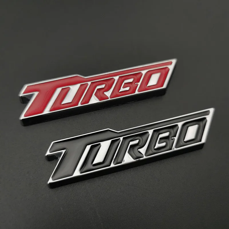 1х 3D металлический турбо суперchargeing хром черный красный эмблема переоборудования