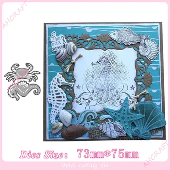 Crab and seahorse summer Metal Cutting Dies for diy Scrapbooking Photo Album Decorative Embossing PaperCard Crafts Die2020
Crab and seahorse summer Metal Cutting Dies for diy Scrapbooking Photo Album Decorative Embossing PaperCard Crafts Die2020