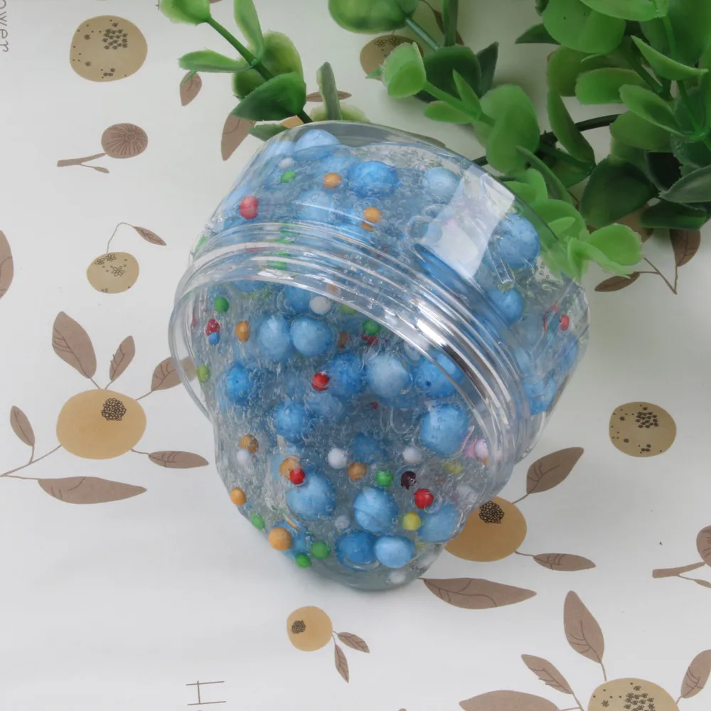 Beautiful Foam ball Cloud Slime Antistress Gadgets Stress Relief Kids Clay Toys Unzip Anti-stress Gift cute slime charms #B