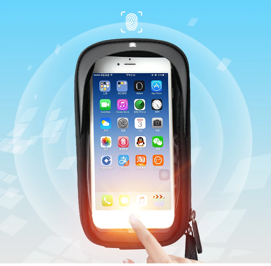 Clearance Waterproof Bike Bag Front Frame Bicycle Bag Head Top Tube Cycling Phone Bag 6.0,6.2 Inch Screen Touch Bicycle Bag Accessories 7 Clearance Waterproof Bike Bag Front Frame Bicycle Bag Head Top Tube Cycling Phone Bag 6.0,6.2 Inch Screen Touch Bicycle Bag Accessories 7