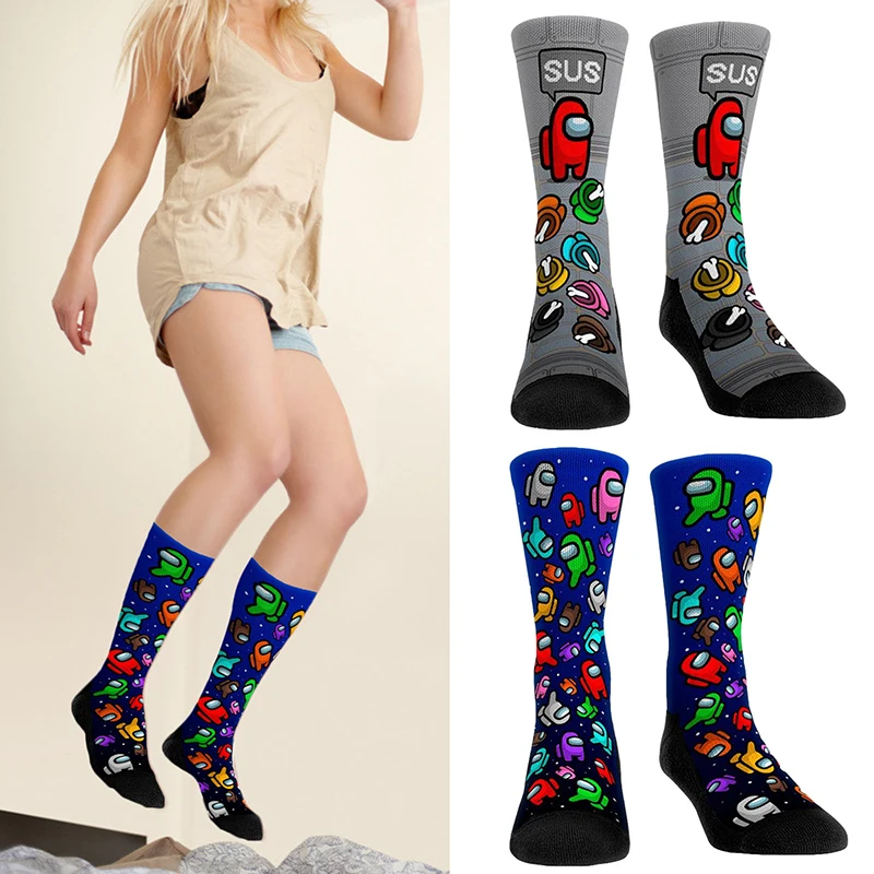Among US Plush Designer Socks Long Tube Personality Harajuku Hip Hop Winter Warm Sports Socks Cartoon Fun Print Socks Couple
Among US Plush Designer Socks Long Tube Personality Harajuku Hip Hop Winter Warm Sports Socks Cartoon Fun Print Socks Couple