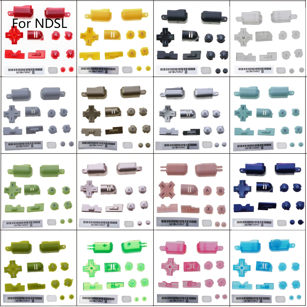 JCD 1set Replacement button group for the Nintendo console, the ABXY L R D padded cross button long sleeve button group
JCD 1set Replacement button group for the Nintendo console, the ABXY L R D padded cross button long sleeve button group