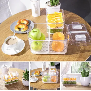 Newly Food Storage Container Plastic Food Containers Double-layer Freezer Refrigerator Safe Keep Fresh VA88
Newly Food Storage Container Plastic Food Containers Double-layer Freezer Refrigerator Safe Keep Fresh VA88