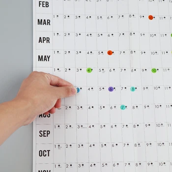 2020/2021 Block Year Planner Daily Plan Paper Wall Calendar with 2 Sheet EVA Mark Stickers for Office School Home
2020/2021 Block Year Planner Daily Plan Paper Wall Calendar with 2 Sheet EVA Mark Stickers for Office School Home