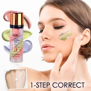 One Step Correct Rainbow Tricolor Makeup Base Isolation Makeup Pre-milk Base Concealer Cream Invisible Pore Brighten Face
One Step Correct Rainbow Tricolor Makeup Base Isolation Makeup Pre-milk Base Concealer Cream Invisible Pore Brighten Face