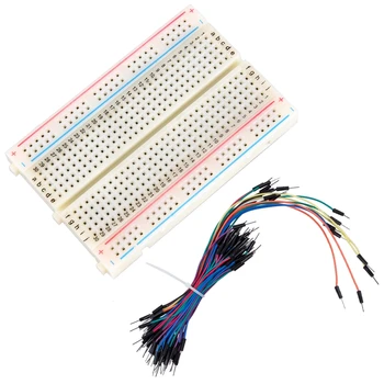 GTBL 65 x Jumper Wires Asked Jumpers Breadboard & Breadboard Experiment Board Breadboard 400 Contacts
GTBL 65 x Jumper Wires Asked Jumpers Breadboard & Breadboard Experiment Board Breadboard 400 Contacts