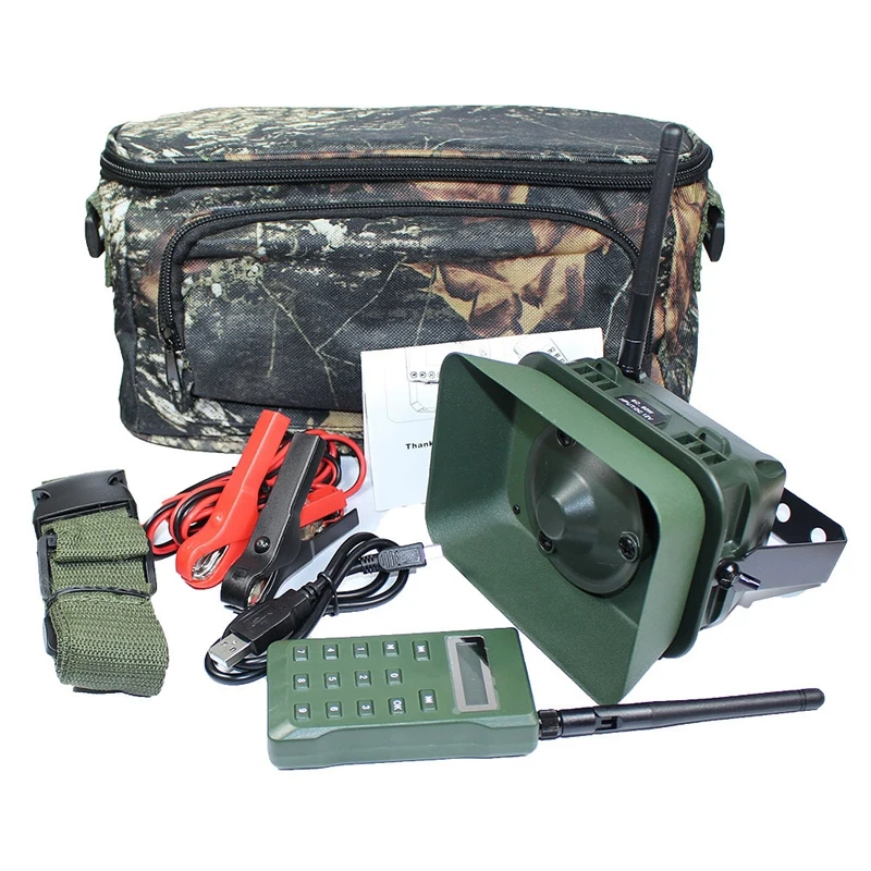 Hunting Decoy Bird Caller MP3 Player Speaker 60W 160DB with Remote Control 323 Birds Voices Waterproof Duck Hunting Equipment
Hunting Decoy Bird Caller MP3 Player Speaker 60W 160DB with Remote Control 323 Birds Voices Waterproof Duck Hunting Equipment