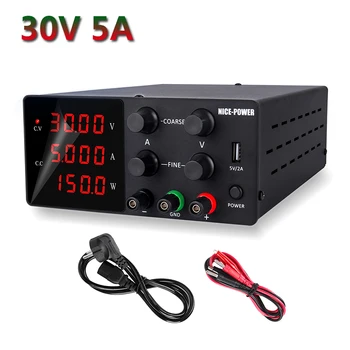 Adjustable DC Regulated Power Supply switch 30V 5A Single Channel 4Bits 220V 110V input Mobile Phone Repair 30V 10A 60V5A 120V3A
Adjustable DC Regulated Power Supply switch 30V 5A Single Channel 4Bits 220V 110V input Mobile Phone Repair 30V 10A 60V5A 120V3A