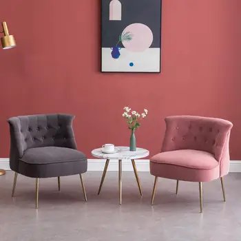 Nordic single sofa net red lazy light luxury mini pink table and chair combination balcony bedroom small sofa 
Nordic single sofa net red lazy light luxury mini pink table and chair combination balcony bedroom small sofa