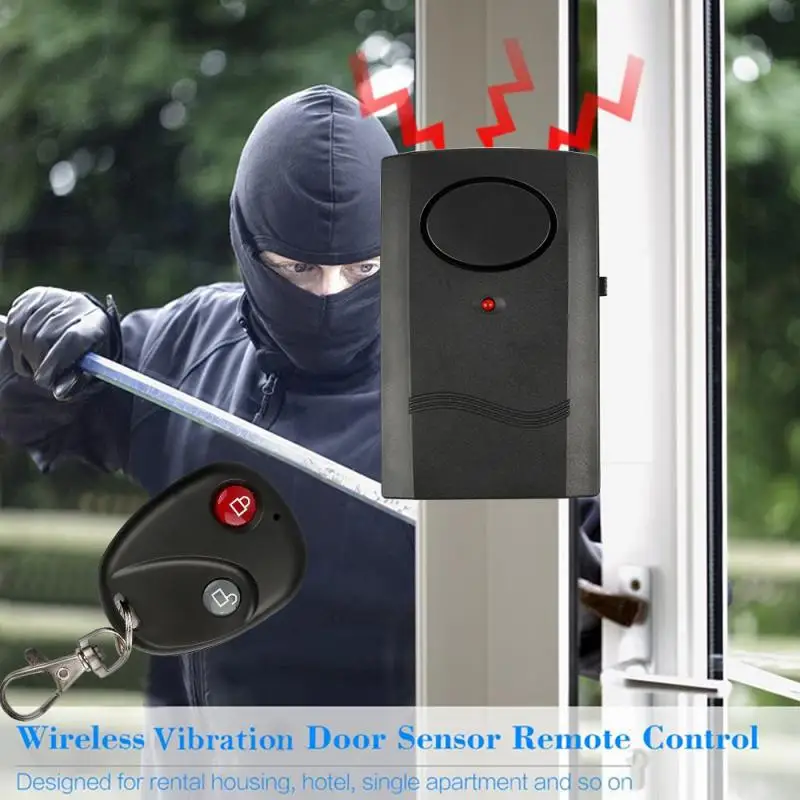 Mini 93dB Wireless Motorcycle Bicycle Alarm Doors Windows Alarm Vibration Sensors Security Anti-Theft Alarm With Remote Control
Mini 93dB Wireless Motorcycle Bicycle Alarm Doors Windows Alarm Vibration Sensors Security Anti-Theft Alarm With Remote Control
