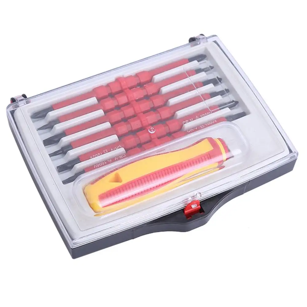Multi-Function Tool Electrician Insulated Screwdriver Set Precision Screwdriver Phillips Screwdriver Disassemble Tool
Multi-Function Tool Electrician Insulated Screwdriver Set Precision Screwdriver Phillips Screwdriver Disassemble Tool
