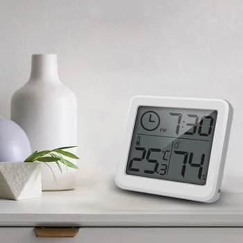 Ultra-thin Digital Table Clock Automatic Monitoring Indoor Temperature Humidity Clock Multifunction Electronic LCD Desk Clocks
Ultra-thin Digital Table Clock Automatic Monitoring Indoor Temperature Humidity Clock Multifunction Electronic LCD Desk Clocks