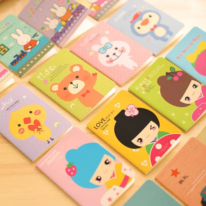 Mini Lovely Cartoon Notebook Diary Book Small Notepad Copy Exquisite Gift Office Supplies Soft Copy Stationery
Mini Lovely Cartoon Notebook Diary Book Small Notepad Copy Exquisite Gift Office Supplies Soft Copy Stationery