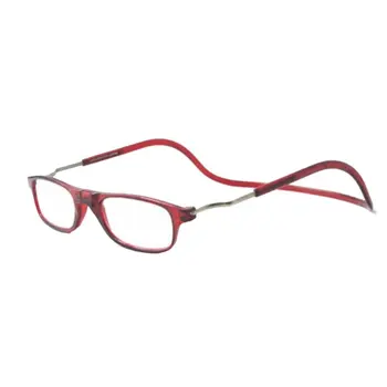 

2018 Fashion Magnet Reading Glasses Can Be Hung Neck New Folding Presbyopic Glasses Anti-Drop Glasses Take Convenient