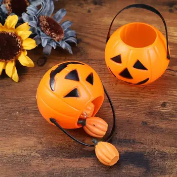 6pcs Halloween Portable Pumpkin Shape Bucket Children Trick or Treat Candy Pail Holder 7cm Small Pumpkin Buckets
6pcs Halloween Portable Pumpkin Shape Bucket Children Trick or Treat Candy Pail Holder 7cm Small Pumpkin Buckets