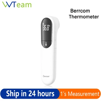 Berrcom Thermometer Accurate Digital Fever Infrared Clinical Thermometer Non Touch Measurement LED Shown
Berrcom Thermometer Accurate Digital Fever Infrared Clinical Thermometer Non Touch Measurement LED Shown