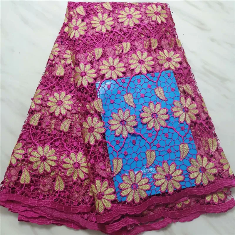 High Quality African Chemical Lace Fabric Water Soluble Nigerian Guipure Wedding Dress African Lace Fabric PL090401
High Quality African Chemical Lace Fabric Water Soluble Nigerian Guipure Wedding Dress African Lace Fabric PL090401