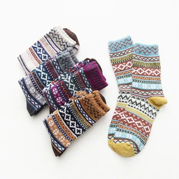 5Pairs/lot Wool Socks Women Warm Thicken Long Socks Unisex Winter Happy Socks Calcetines Mujer Christmas Sox
5Pairs/lot Wool Socks Women Warm Thicken Long Socks Unisex Winter Happy Socks Calcetines Mujer Christmas Sox