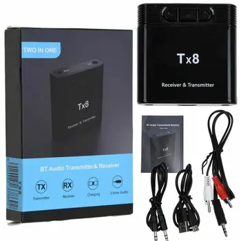 Audio Transmitter Receiver Wireless bluetooth Adapter 3.5 Aux Audio Adapter For TV PC Headphone 
Audio Transmitter Receiver Wireless bluetooth Adapter 3.5 Aux Audio Adapter For TV PC Headphone