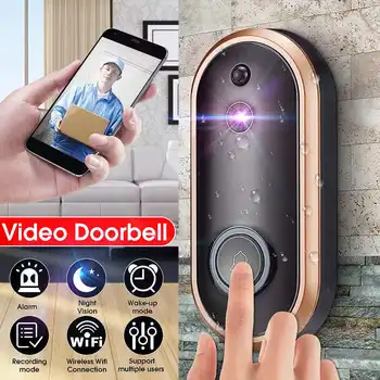 Smart IP Video Intercom WI-FI Video Door Phone Door Bell WIFI Doorbell Camera For Apartments IR Alarm Wireless Security Camera
Smart IP Video Intercom WI-FI Video Door Phone Door Bell WIFI Doorbell Camera For Apartments IR Alarm Wireless Security Camera