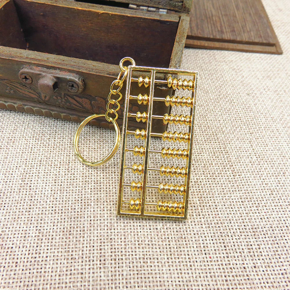 Abacus Counting Frame Pendant Keychain Creative Key Ring Pendant Metal Crafts Ornaments
Abacus Counting Frame Pendant Keychain Creative Key Ring Pendant Metal Crafts Ornaments