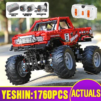 1760PCS MOC Technic series The 4X4 Off-Road Vehile Remote Control Truck Model Building Block Bricks Christmas gift Kids DIY Toys
1760PCS MOC Technic series The 4X4 Off-Road Vehile Remote Control Truck Model Building Block Bricks Christmas gift Kids DIY Toys