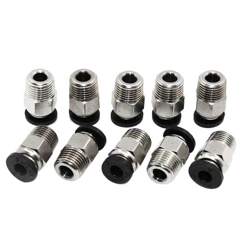 Pc4-M10 Male Straight Pneumatic Pefe Tube Push For E3D-V6 Fitting Connector Bowden Extruder 3D Printer (Pack Of 10Pcs)
Pc4-M10 Male Straight Pneumatic Pefe Tube Push For E3D-V6 Fitting Connector Bowden Extruder 3D Printer (Pack Of 10Pcs)