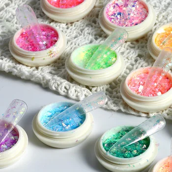 Nail Glitter Sequins Flakes Holographics Irregular Palliette Nail Pigment Powder Colorful Dust Nail Manicuring Art Decorations
Nail Glitter Sequins Flakes Holographics Irregular Palliette Nail Pigment Powder Colorful Dust Nail Manicuring Art Decorations