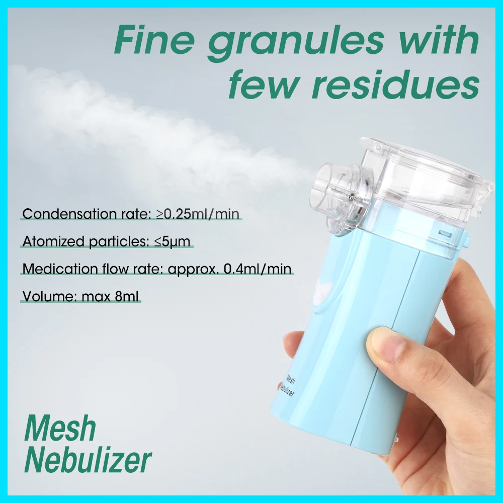 RZ Portable Mesh Nebulizer Steam Device Ultrasonic Children Adult Rechargeable Automizer Medical Equipment RZ823 Mesh Nebulizer
RZ Portable Mesh Nebulizer Steam Device Ultrasonic Children Adult Rechargeable Automizer Medical Equipment RZ823 Mesh Nebulizer