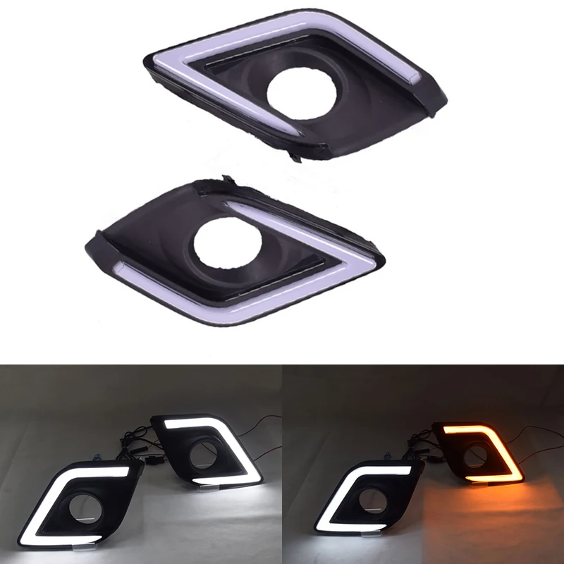 2Pcs Auto DRL 12V LED Daytime Running Light Turn Signal Fog Lamp For Toyota Hilux Revo Vigo 2015 2016 2017
2Pcs Auto DRL 12V LED Daytime Running Light Turn Signal Fog Lamp For Toyota Hilux Revo Vigo 2015 2016 2017