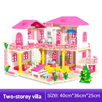 Hot Sale Building Blocks Toy Fairy Tale Architecture Series Villa Princess Castle Model Creative Brick Children Ideal House Toys
Hot Sale Building Blocks Toy Fairy Tale Architecture Series Villa Princess Castle Model Creative Brick Children Ideal House Toys