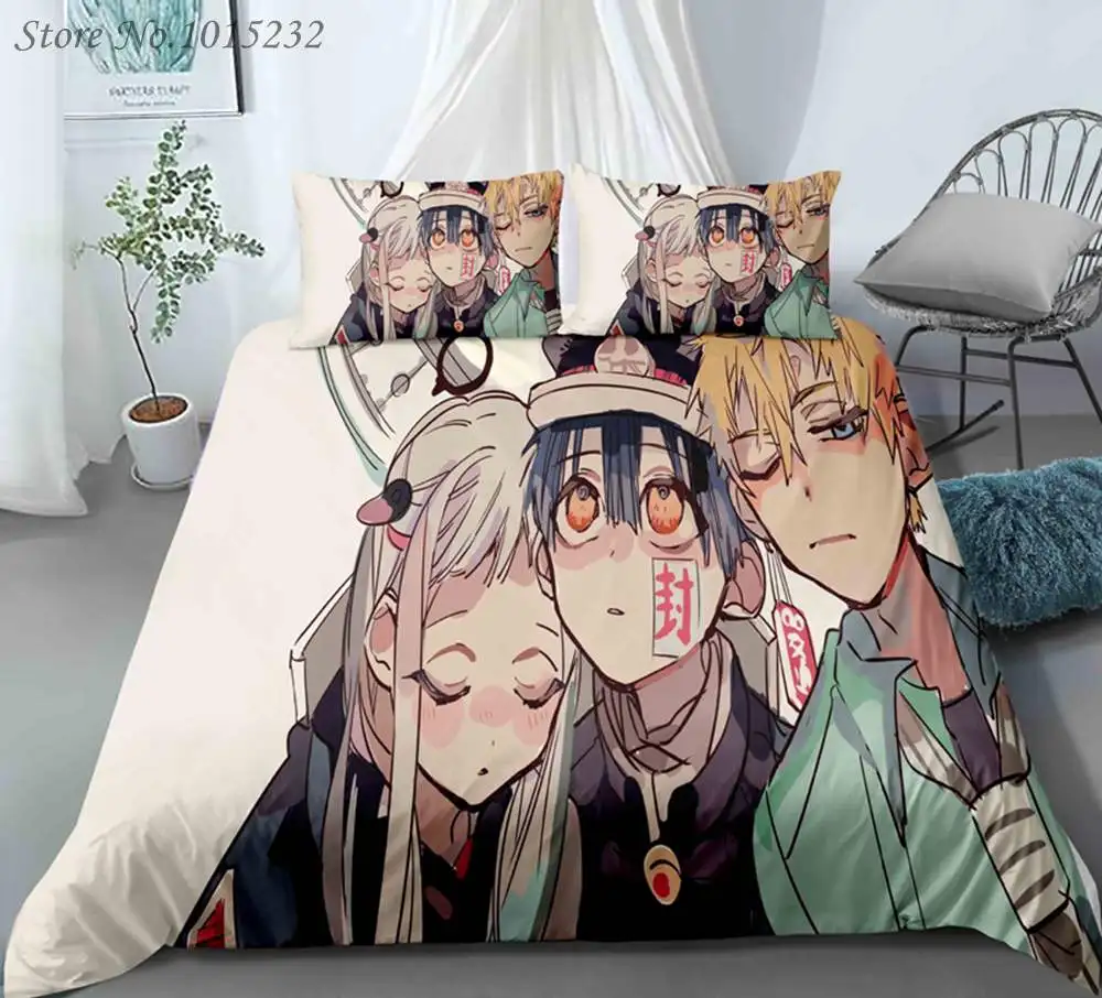 Anime Toilet-Bound Hanako-kun 3D Printed Bedding Set Duvet Covers Pillowcases Comforter Bedding Set Bedclothes Bed Linen 05
Anime Toilet-Bound Hanako-kun 3D Printed Bedding Set Duvet Covers Pillowcases Comforter Bedding Set Bedclothes Bed Linen 05