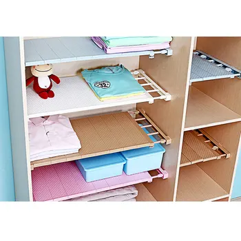 TENMIU Nail Free Telescopic Wardrobe Layered Clapboard Traceless Barrier Shelf Cabinet Storage Rack Bathroom Sorting Rack
TENMIU Nail Free Telescopic Wardrobe Layered Clapboard Traceless Barrier Shelf Cabinet Storage Rack Bathroom Sorting Rack