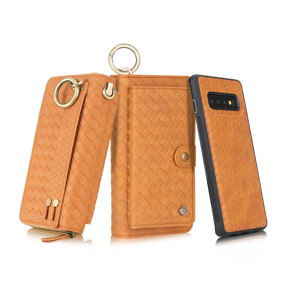 Haissky Multifunction Woven Pattern Flip Leather Wallet Case For Samsung Note 10 10+ 8 9 S10 S9 S8 Plus S10e Handbag Phone Pouch
Haissky Multifunction Woven Pattern Flip Leather Wallet Case For Samsung Note 10 10+ 8 9 S10 S9 S8 Plus S10e Handbag Phone Pouch