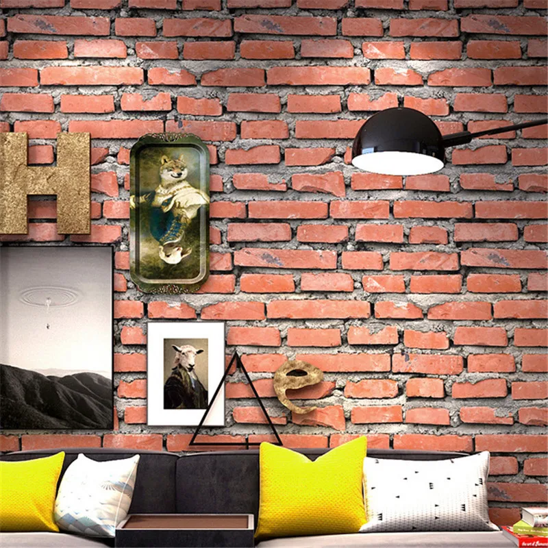 LUCKYYJ3D Retro Nostalgic Three-dimensional Simulation Brick Pattern Red Brick Wallpaper Cafe Bar Restaurant Red Brick Wallpaper
LUCKYYJ3D Retro Nostalgic Three-dimensional Simulation Brick Pattern Red Brick Wallpaper Cafe Bar Restaurant Red Brick Wallpaper