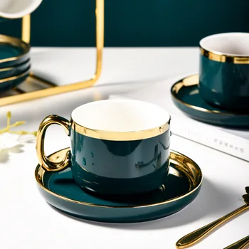 European Bone China Ceramics Tea Coffee Cup Gold Rim Luxury Turkish Coffee Cup Set Solid Color Taza Cafe Ceramic Tea CupBE50CU
European Bone China Ceramics Tea Coffee Cup Gold Rim Luxury Turkish Coffee Cup Set Solid Color Taza Cafe Ceramic Tea CupBE50CU