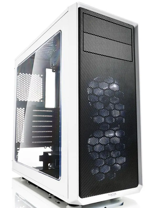 System unit housing fractal design focus G window White without power supply | Компьютеры и офис