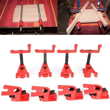 4 Set 3/4 Quick Release Heavy Duty Wide Base Iron Wood Metal Clamp Set Woodworking Workbench Woodworkers Working Tools
4 Set 3/4 Quick Release Heavy Duty Wide Base Iron Wood Metal Clamp Set Woodworking Workbench Woodworkers Working Tools