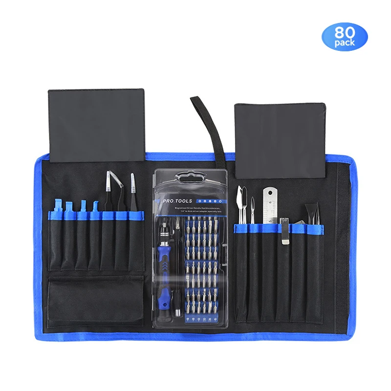 81 in 1 CR-V Screwdriver Set with Magnetic Driver Kit, Professional Electronics Repair Tool Kit Precision Screwdriver Set
81 in 1 CR-V Screwdriver Set with Magnetic Driver Kit, Professional Electronics Repair Tool Kit Precision Screwdriver Set