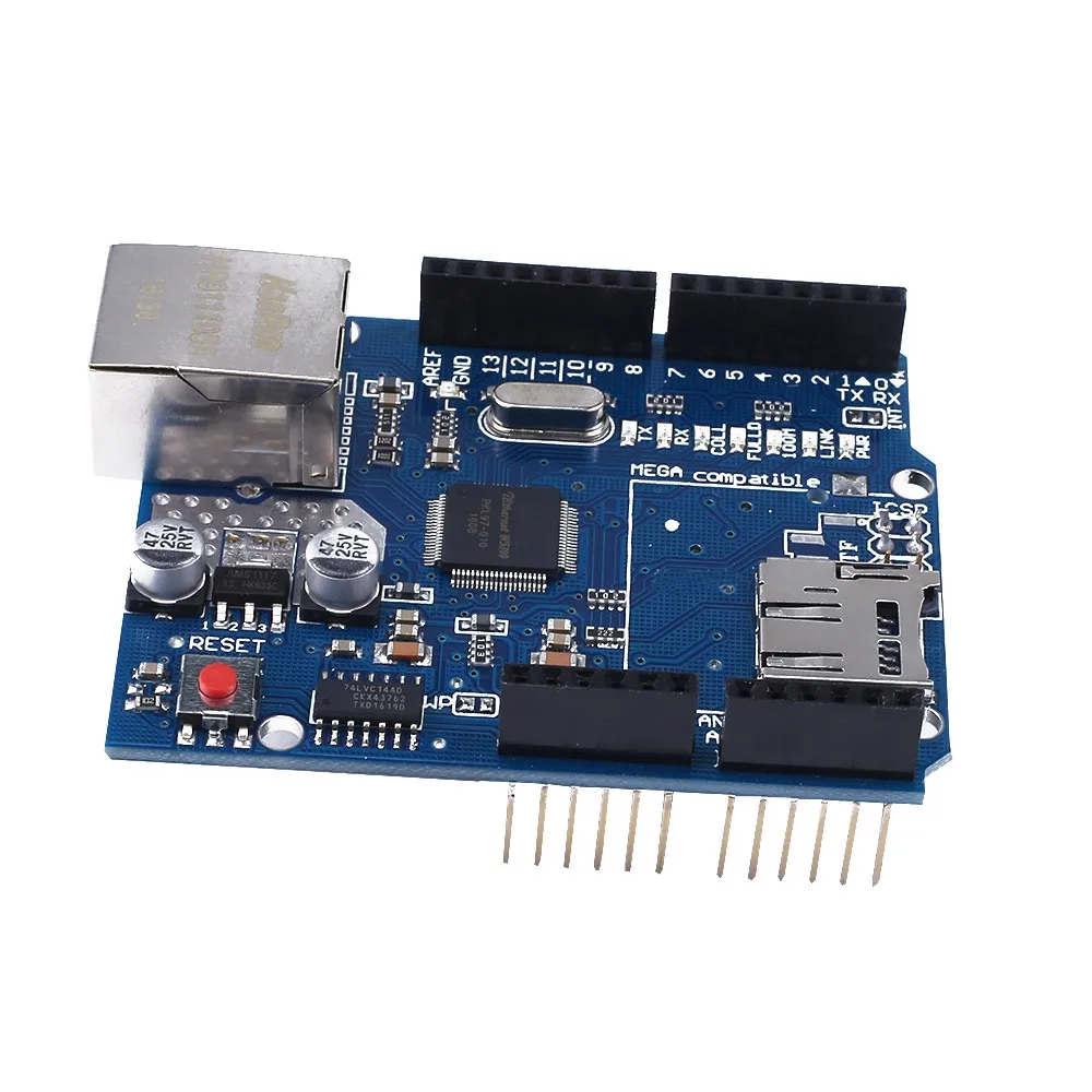 

Щит For UNO, Щит Ethernet W5100 R3 For UNO Mega 2560 1280 328 UNR R3 только плата разработки W5100 Для Arduino