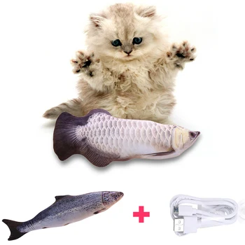 30CM Pet Cats Electronic Catnip Toys USB Charging Simulation Fish Toys Dog Cat Playing Biting Chewing Training Pets Supplies Set
30CM Pet Cats Electronic Catnip Toys USB Charging Simulation Fish Toys Dog Cat Playing Biting Chewing Training Pets Supplies Set