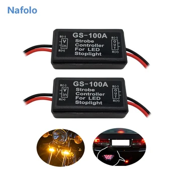 10X Auto Car LED High Position Brake Tail Stop Light Strobe Flash Flashing Controller Box 12V 100A LED Lights Car Accessories
10X Auto Car LED High Position Brake Tail Stop Light Strobe Flash Flashing Controller Box 12V 100A LED Lights Car Accessories