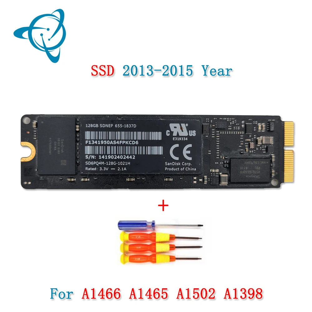 Shenyan Original 128GB 256G 512G 1TB SSD For 2013-2015 Macbook Retina A1502 A1398 Macbook Air A1465 A1466 SSD Solid State Disk
Shenyan Original 128GB 256G 512G 1TB SSD For 2013-2015 Macbook Retina A1502 A1398 Macbook Air A1465 A1466 SSD Solid State Disk