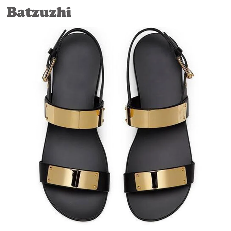 2020 Designer's Men Sandalias Summer Men Sandal Shoes Genuine Leather Black Mujer Rome Rock Fashion Mens Sandal Shoes, US6-12!
2020 Designer's Men Sandalias Summer Men Sandal Shoes Genuine Leather Black Mujer Rome Rock Fashion Mens Sandal Shoes, US6-12!