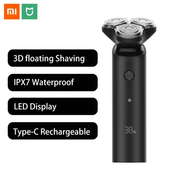 Xiaomi Mijia Elektrische Scheerapparaat Mannen Oplaadbare 3 Hoofd Droog Nat Scheren Machine Baard Trimmer Wasbare Dual blade
Xiaomi Mijia Elektrische Scheerapparaat Mannen Oplaadbare 3 Hoofd Droog Nat Scheren Machine Baard Trimmer Wasbare Dual blade